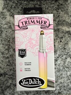 Von Dutch Gradient Pink and Yellow Women's Pen Trimmer